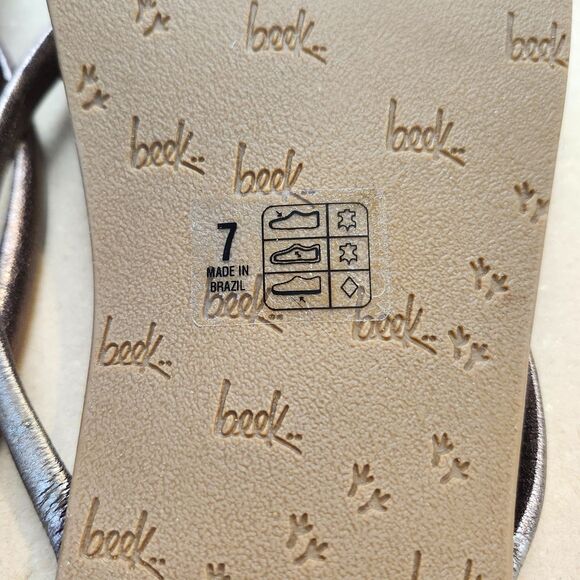 beek Black Leather Sandals - Picture 4 of 5